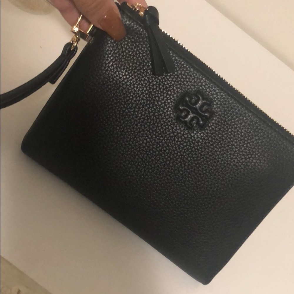 Tory Burch large zip pouch
